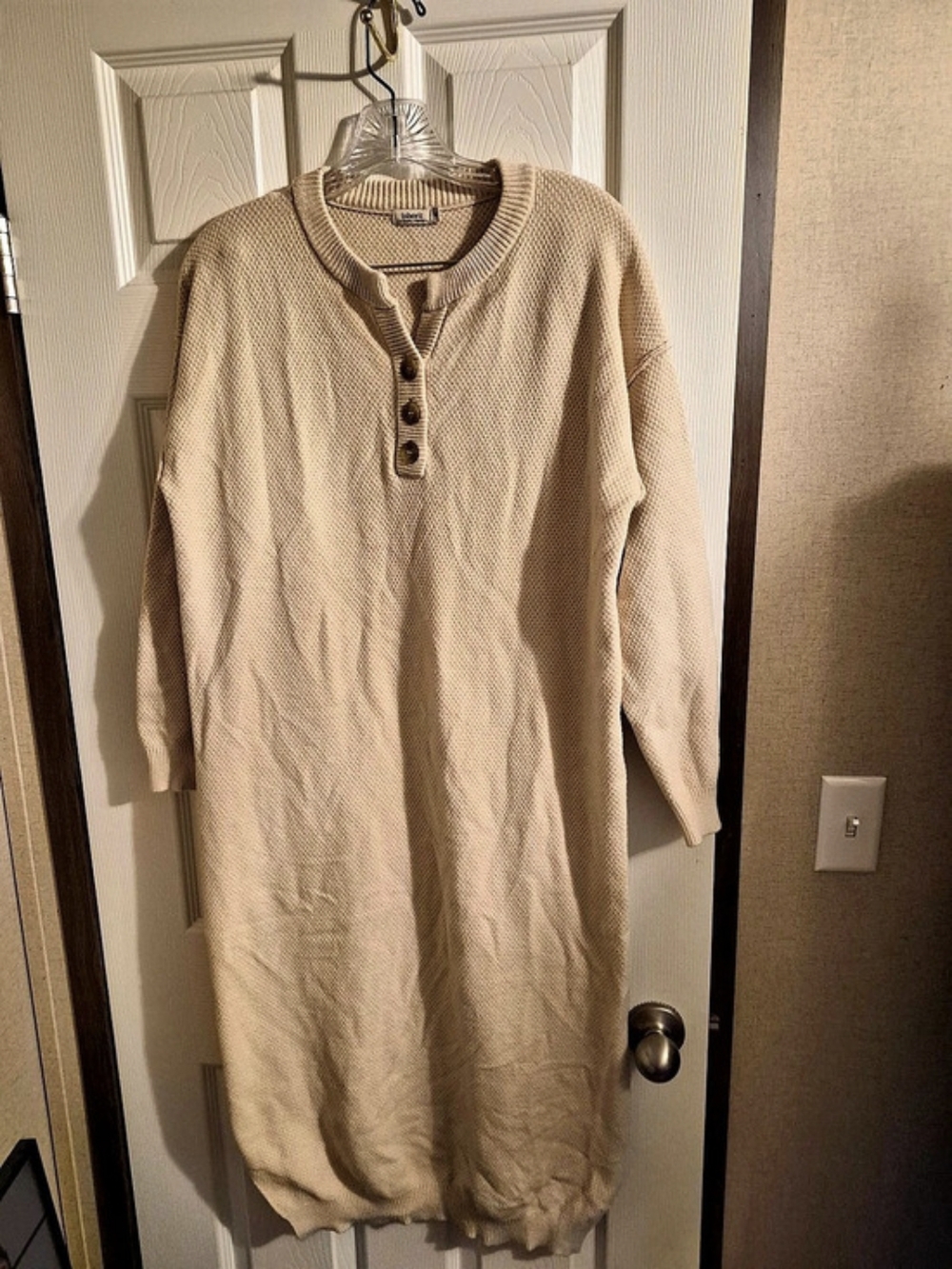 inherit Knit Maxi Dress in Beige Like New